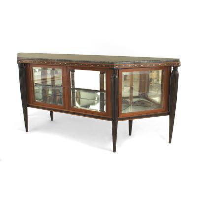 Maurice Dufrene French Art Deco Mahogany Sideboard Cabinet