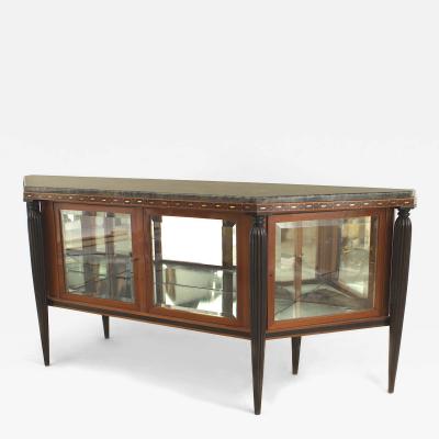 Maurice Dufrene French Art Deco Mahogany Sideboard Cabinet