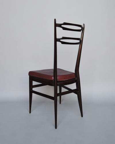 Maurice Flachet Set of 8 Fine French 1950s Dining Chairs by Maurice Flachet