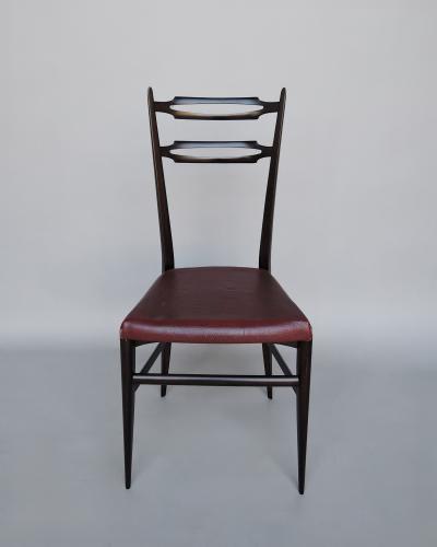 Maurice Flachet Set of 8 Fine French 1950s Dining Chairs by Maurice Flachet