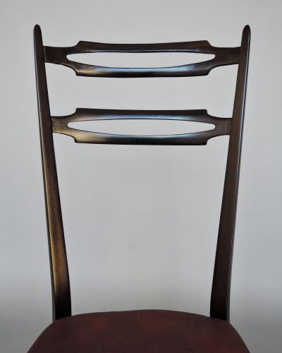 Maurice Flachet Set of 8 Fine French 1950s Dining Chairs by Maurice Flachet