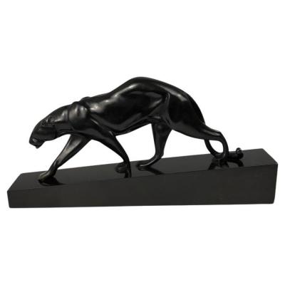 Maurice Gaston Elie Joseph Prost Art Deco Sculpture La Panth re by Maurice Prost