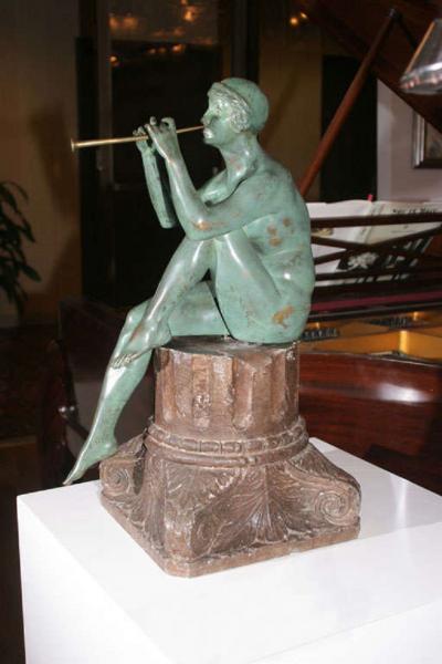Maurice Guiraud Riviere Art Deco Bronze Sculpture by Maurice Guiraud Riviere