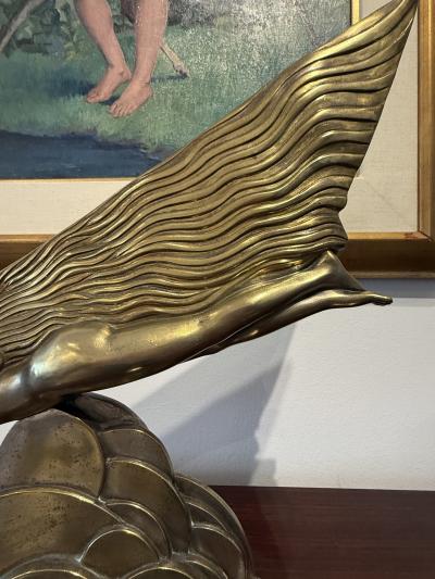 Maurice Guiraud Riviere La Comete Art Deco sculpture