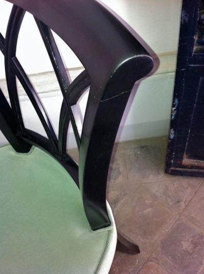 Maurice Hirsch Maurice Hirsch Exceptionnal 1940s Set of 12 Chairs Newly Upholstered