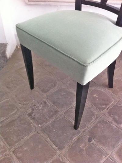 Maurice Hirsch Maurice Hirsch Exceptionnal 1940s Set of 12 Chairs Newly Upholstered