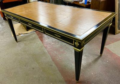 Maurice Hirsch Maurice Hirsch Neo classical 40s chicest desk with gold bronze accent
