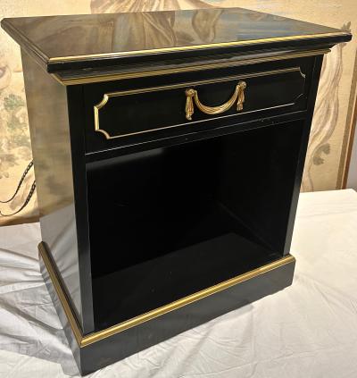 Maurice Hirsch Maurice Hirsch superb pair of black side table or coffee table