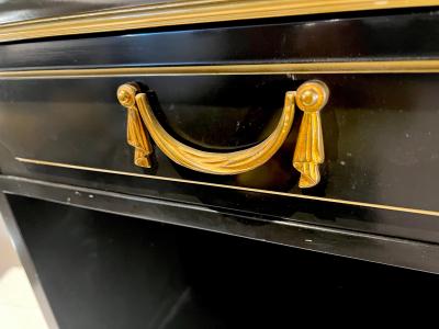 Maurice Hirsch Maurice Hirsch superb pair of black side table or coffee table