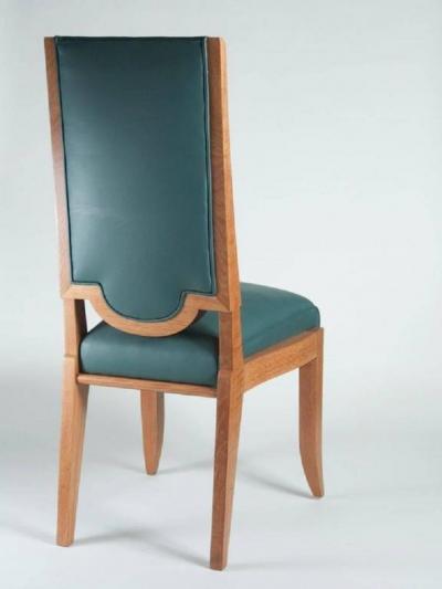 Maurice Jallot Maurice Jallot Set of Eight Dining Chairs