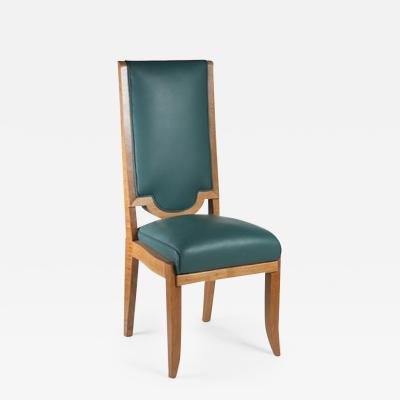 Maurice Jallot Maurice Jallot Set of Eight Dining Chairs