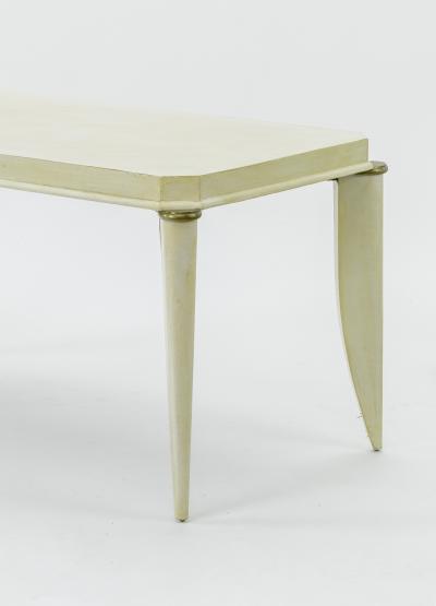 Maurice Jallot Maurice Jallot parchment vintage coffee table