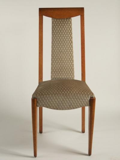 Maurice Jallot Maurice Jallot set of 6 dining chairs in oak