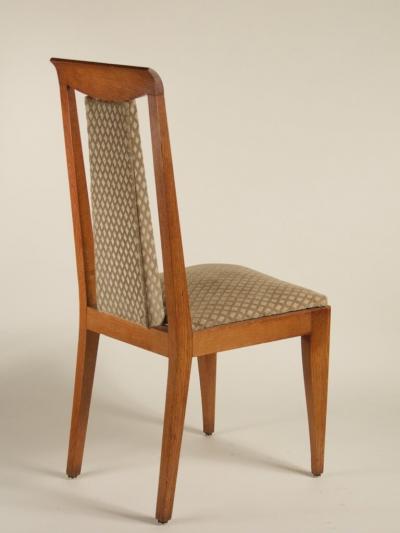 Maurice Jallot Maurice Jallot set of 6 dining chairs in oak