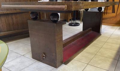 Maurice Laffaille Maurice lafaille pour Chaleysin purest modernist dinning table