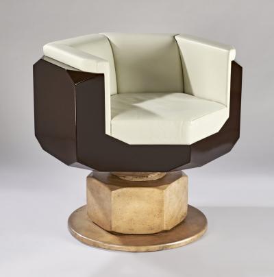 Maurice Marty Fauteuil Boulon Desk Chair