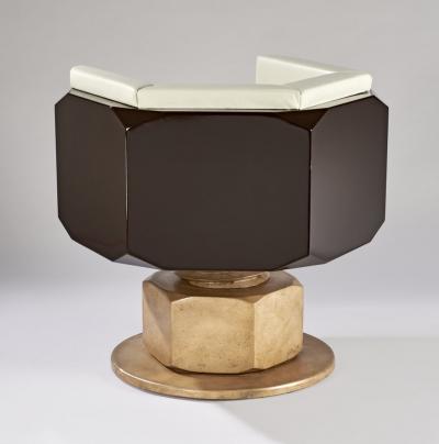 Maurice Marty Fauteuil Boulon Desk Chair