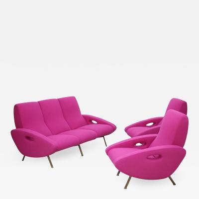 Maurice Mourra Fr res Ultra Rare Documented Sofa and Armchair Set by Maurice Mourra Freres