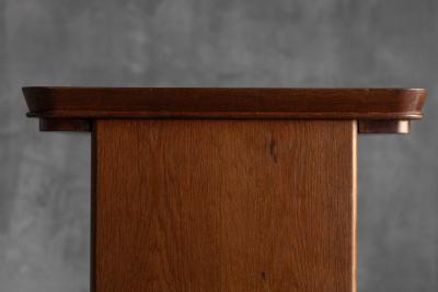 Maurice Pr Solid Oak Desk Attributed to Maurice Pr France 1930s