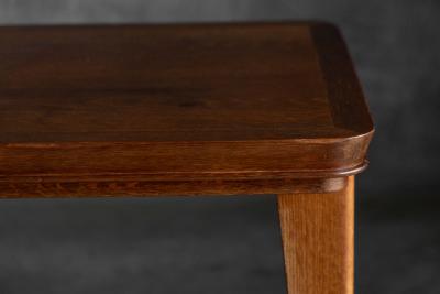 Maurice Pr Solid Oak Desk Attributed to Maurice Pr France 1930s