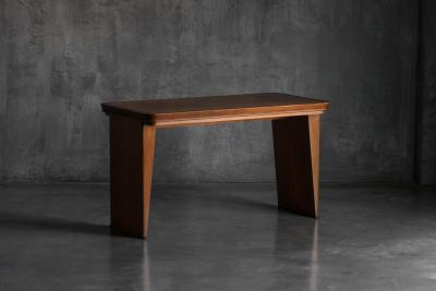 Maurice Pr Solid Oak Desk Attributed to Maurice Pr France 1930s