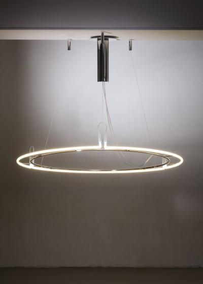 Maurice Van Bakel The Circle dimmable neon chandelier by Dutch architect Maurice van Bakel