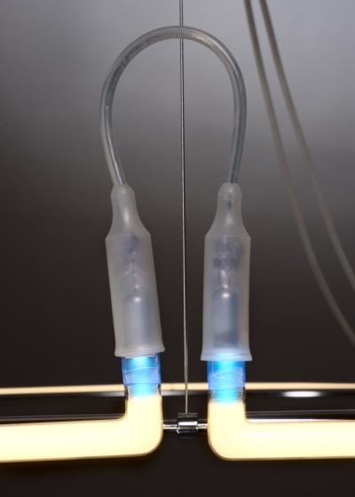 Maurice Van Bakel The Circle dimmable neon chandelier by Dutch architect Maurice van Bakel