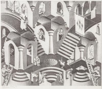 Maurits Cornelis Escher Convex and Concave