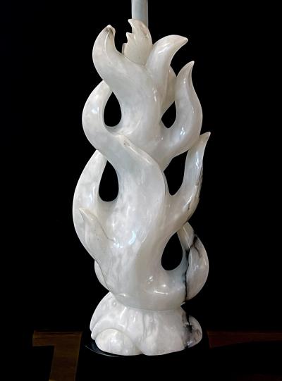 Maurizio Tempestini A Good Pair of Italian Mid Century Maurizio Tempestini Alabaster Lamps