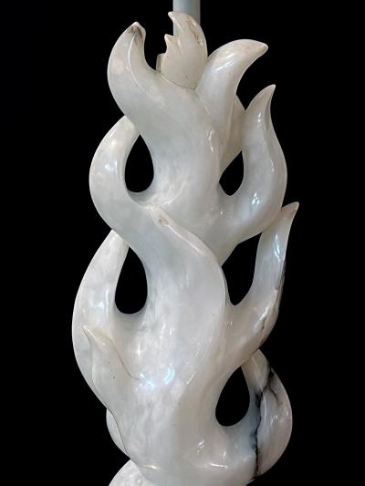 Maurizio Tempestini A Good Pair of Italian Mid Century Maurizio Tempestini Alabaster Lamps