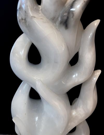 Maurizio Tempestini A Good Pair of Italian Mid Century Maurizio Tempestini Alabaster Lamps