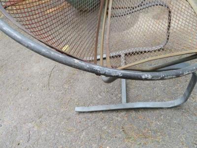 Maurizio Tempestini Lovely Pair of Maurizio Tempestini for Salterini Circular Radar Saucer Chairs