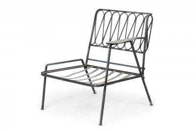 Maurizio Tempestini Maurizio Tempestini for Salterini Black Metal Ribbon 3 Piece Sectional Settee