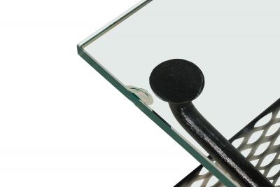 Maurizio Tempestini Maurizio Tempestini for Salterini Butterfly Form Metal Coffee Table with Magazin
