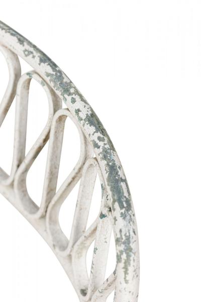 Maurizio Tempestini Maurizio Tempestini for Salterini Mid Century Ribbon Wrought Iron Painted Whit
