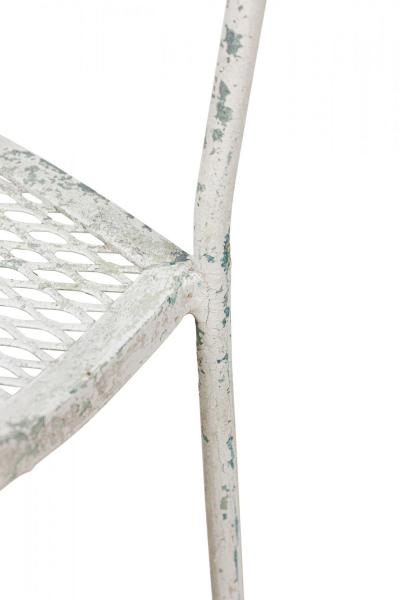 Maurizio Tempestini Maurizio Tempestini for Salterini Mid Century Ribbon Wrought Iron Painted Whit