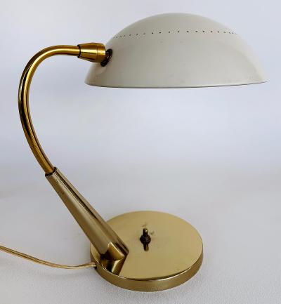 Maurizio Tempestini Mid century Maurizio Tempestini Laurel Brass Desk Lamp Articulated