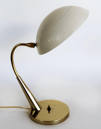 Maurizio Tempestini Mid century Maurizio Tempestini Laurel Brass Desk Lamp Articulated
