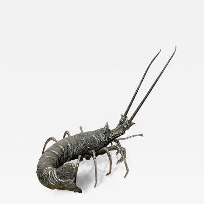 Mauro Manetti MAURO MANETTI PEWTER LOBSTER ITALY 1950S