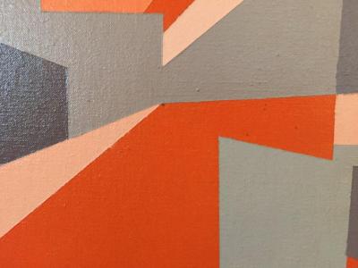 Mauro Reggiani Mauro Reggianni Oil on Canvas Geometric Painting