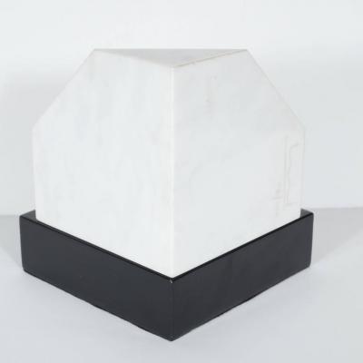 Max Bill Max Bill Mid Century Modernist Marble Sculpture Kubus 1966