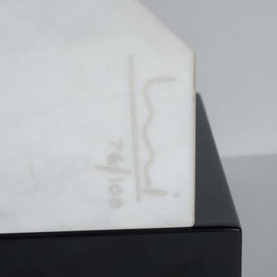 Max Bill Max Bill Mid Century Modernist Marble Sculpture Kubus 1966