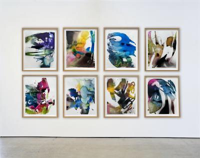 Max Frintrop Watercolor Installation