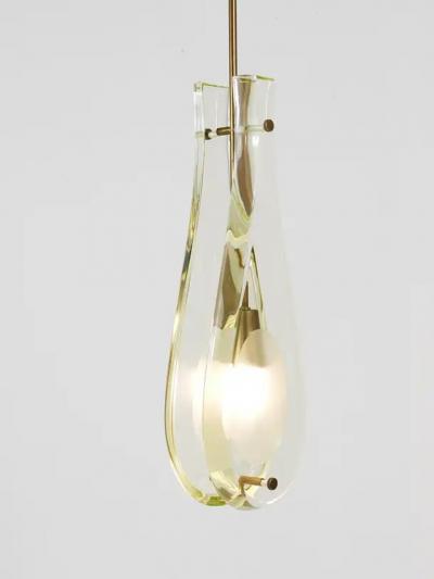 Max Ingrad Max Ingrad For Fontana Arte Drop Pendant Lamp Model 2259 Italy 1960s