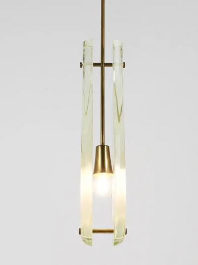 Max Ingrad Max Ingrad For Fontana Arte Drop Pendant Lamp Model 2259 Italy 1960s
