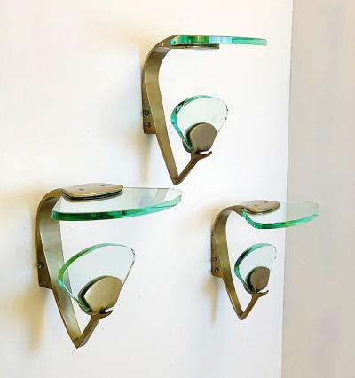 Max Ingrand 1950s Coat Hangers Model 1771 by Max Ingrand for Fontana Arte