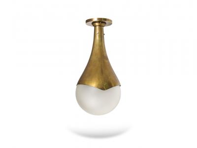 Max Ingrand Ceiling Lamp Variant of the Model No 1849 by Max Ingrand for Fontana Arte