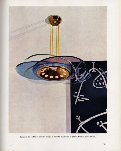 Max Ingrand Ceiling light Model 1452