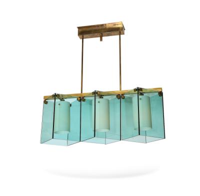 Max Ingrand Chandelier 2128 by Max Ingrand for Fontana Arte