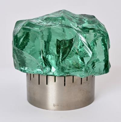 Max Ingrand Chiseled Crystal Table Lamp Designed by Max Ingrand for Saint Gobain
